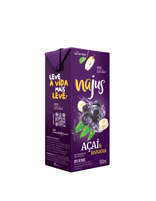Suco Najus Açaí & Banana
